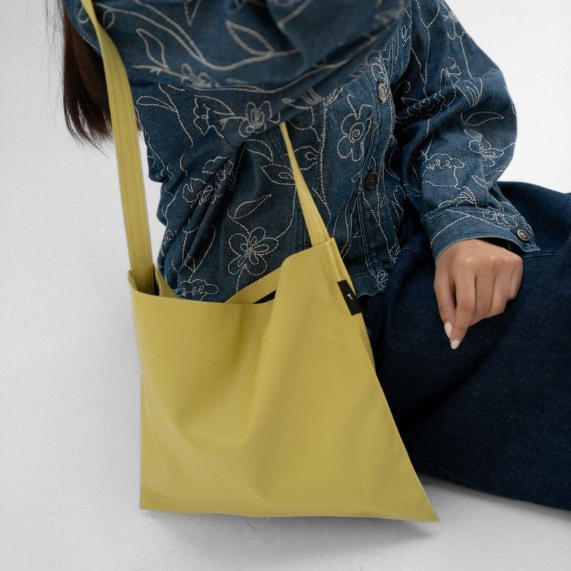 HOBO MEDIUM - NEON LIME / RUST BRAND - 其他 - 人造皮革 黃色