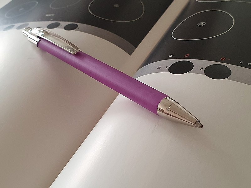 Ballograf | Swedish Pen Rondo Soft Real Purple Ball Pen New Limited Edition - ดินสอ - โลหะ สีม่วง