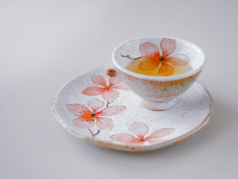 Afternoon Tea Set·Taiwan Chiyora Series - จานและถาด - ดินเผา สึชมพู