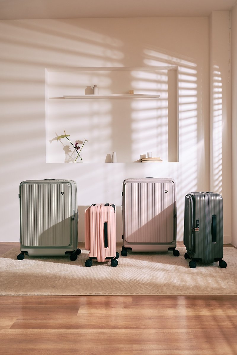 ALLEZ Olivia's flip-up suitcase 20/26/29-inch front-loading suitcase - กระเป๋าเดินทาง/ผ้าคลุม - พลาสติก หลากหลายสี