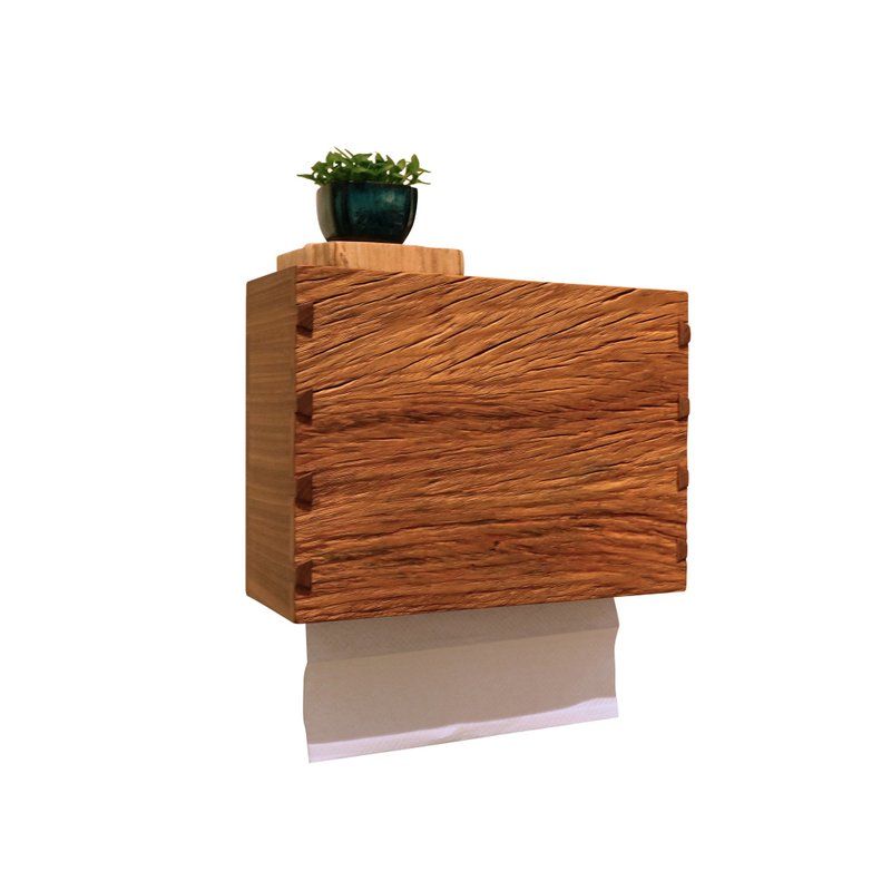 Wall-Mounted Hand Towel Paper Holder - เฟอร์นิเจอร์อื่น ๆ - ไม้ 