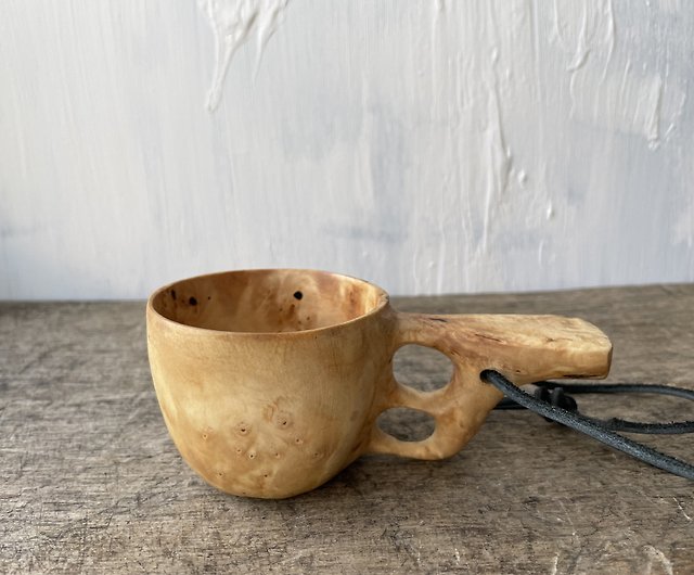 Kuksa. Handmade Wooden Mug BOAR With Carving. Gift for a Hunter or  Fisherman. Ecoware. Made by Birch Burl. Birch Mug 