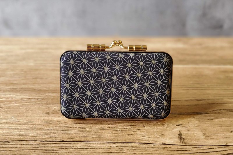 Hemp Leaf Pattern | Company Stamp | Large & Small Stamp Case | Matching Stamp Box | Double Stamp Box | Wedding Stamp Box | Stamp Holder | Wedding Gift - กล่องเก็บของ - โลหะ 