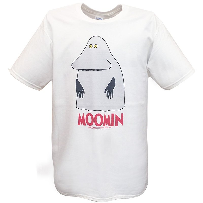 Moomin嚕嚕米授權-T恤：【哥谷】成人短袖 T-shirt - 男 T 恤 - 棉．麻 灰色
