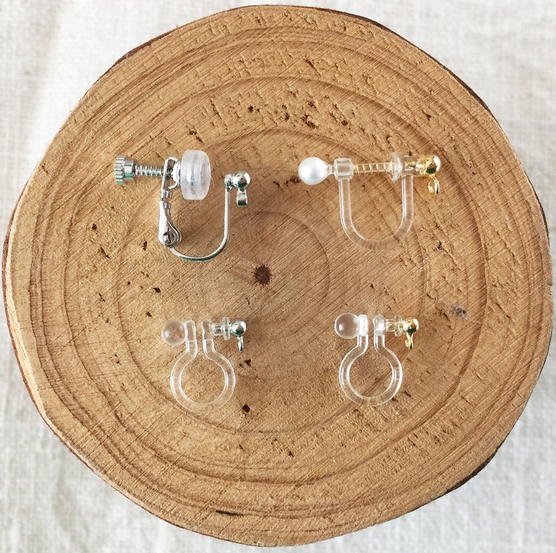 Various types of Japanese anti-allergy/pain relief Clip-On and ear acupuncture (additional purchases) - Earrings & Clip-ons - Copper & Brass 