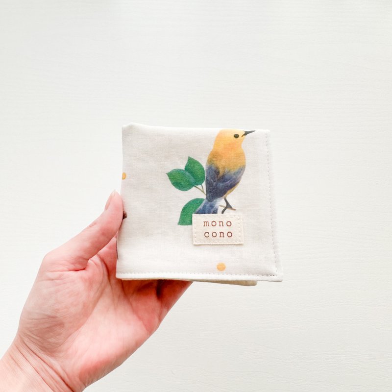 Colorful gauze handkerchief made with organic cotton - ผ้าเช็ดหน้า - ผ้าฝ้าย/ผ้าลินิน หลากหลายสี