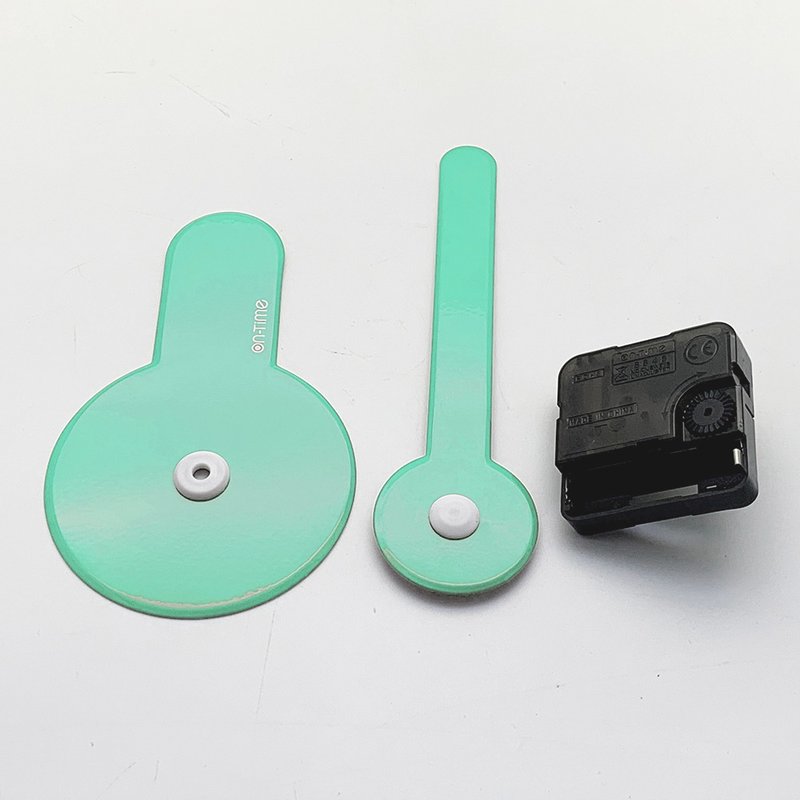 Spare Part Clock Sweep Movement and Clock Hand V1MH Mint Sea Green - 時鐘/鬧鐘 - 鋁合金 藍色