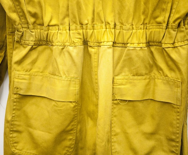 INDIAN JACQUARD PRINT OVERALLS(XS Yellow): Vintage 1.1｜THE SHOP YOHJI  YAMAMOTO