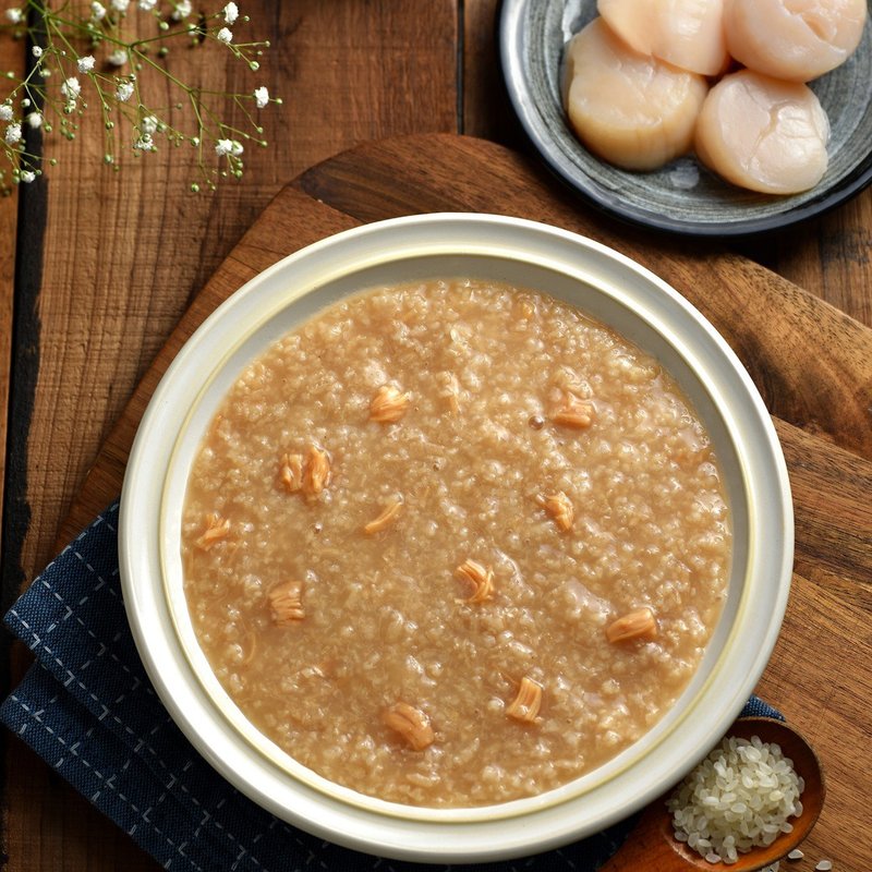 【團購禮盒/免運】野生干貝粥9入禮盒 超值2盒 慢火細熬即食粥 - 料理包/調理包 - 新鮮食材 