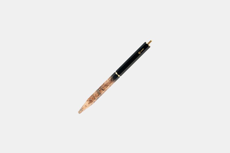 【Yunlong Foil Accompanying Pen】Classic Craft Series - Ballpoint & Gel Pens - Copper & Brass Black