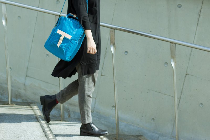 Goody Bag - DYDASH Limited Blessing Bag Random Color Small Satchel + Walking Bag Taiwan Handmade - Backpacks - Genuine Leather 