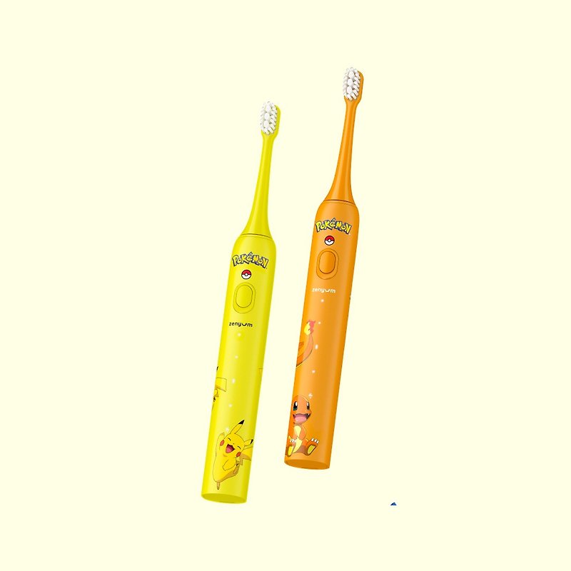 ZenyumSonic Go Sonic Vibrating Toothbrush [Pokémon Limited Edition] - Set of 2 - Toothbrushes & Oral Care - Waterproof Material Multicolor