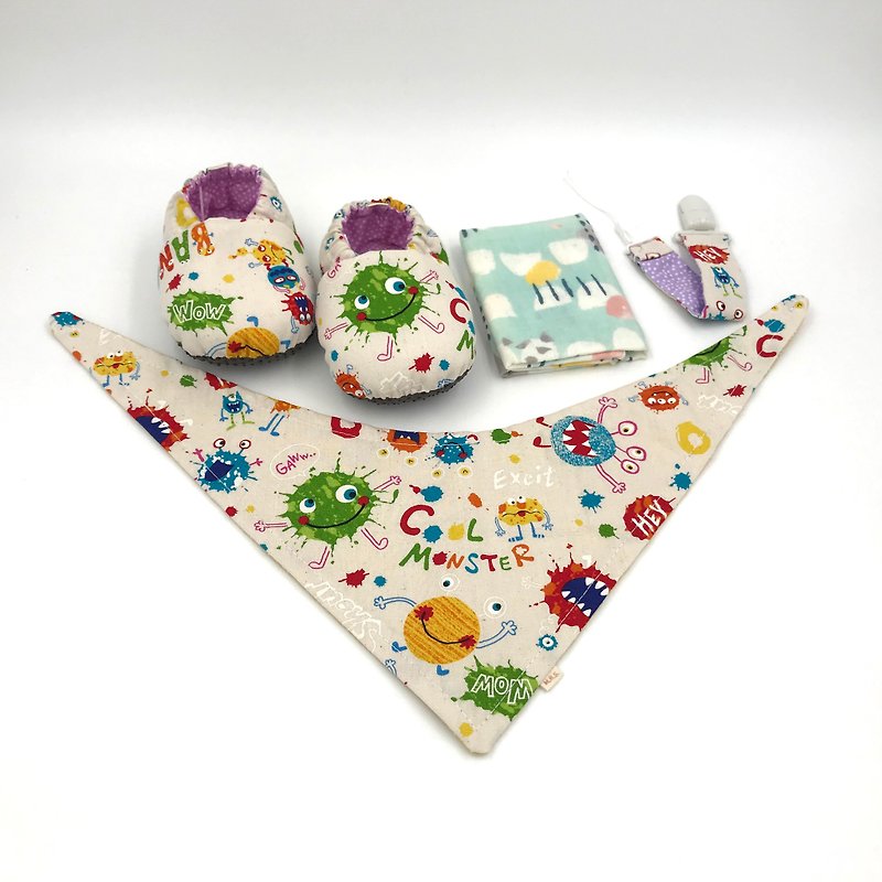 Bacteria World-Practical Set Gift Box - Baby Gift Sets - Cotton & Hemp Multicolor