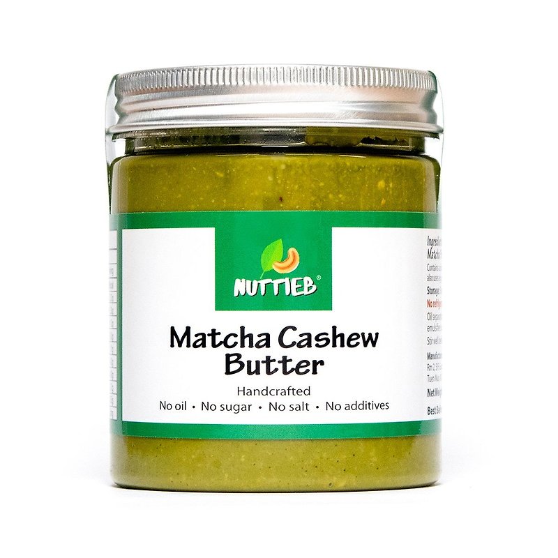 Matcha Cashew Butter (Smooth) - Jams & Spreads - Other Materials Green