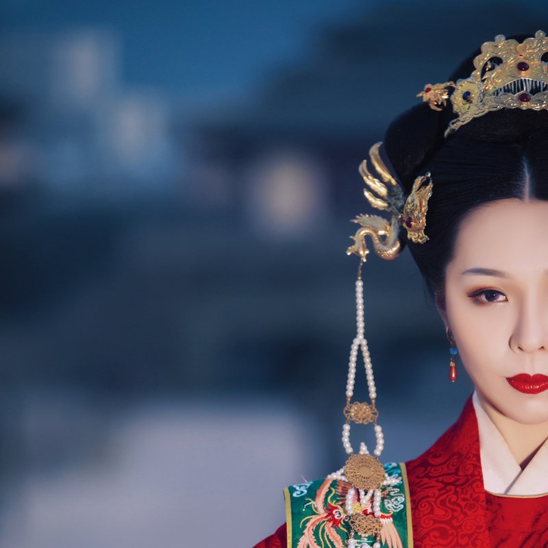 單蓮耳環(紅瑪瑙款)-剩1件售完不再販售 - 耳環/耳夾/耳骨夾 - 銅/黃銅 紅色