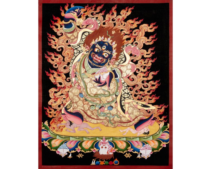 貝納格詹瑪哈卡拉 賦能靈性之旅的唐卡藝術 - 壁貼/牆壁裝飾 - 其他材質 多色