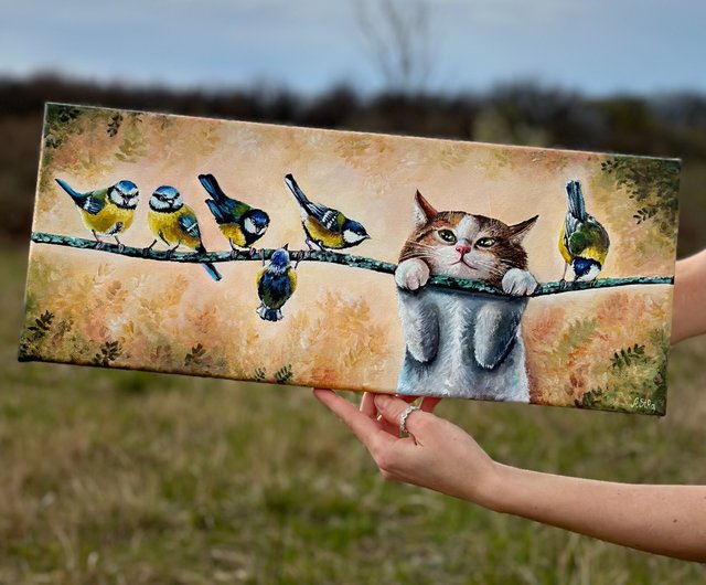 絵画。原画☆キャンバスF10【かわいい猫たちが一緒に香ばしいお風呂に入ります】 絵画 アカザ麦 通販｜Creema(クリーマ) 16352140