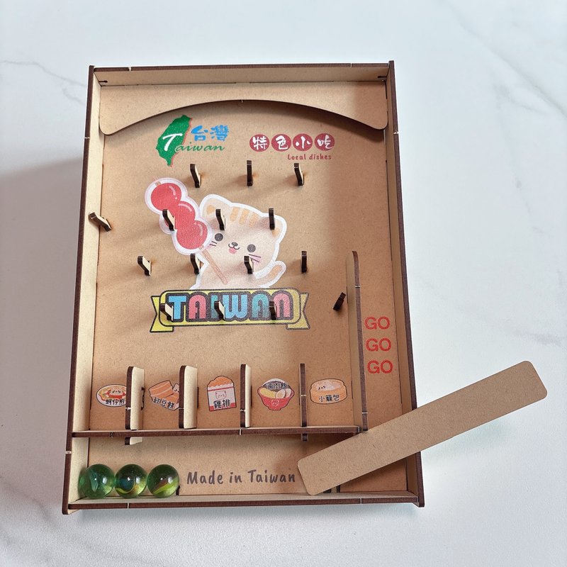 彈珠台DIY材料包 彩色款K款手撥彈珠台 台灣製彈珠台 DIY組裝 - 零件/散裝材料/工具 - 其他材質 多色