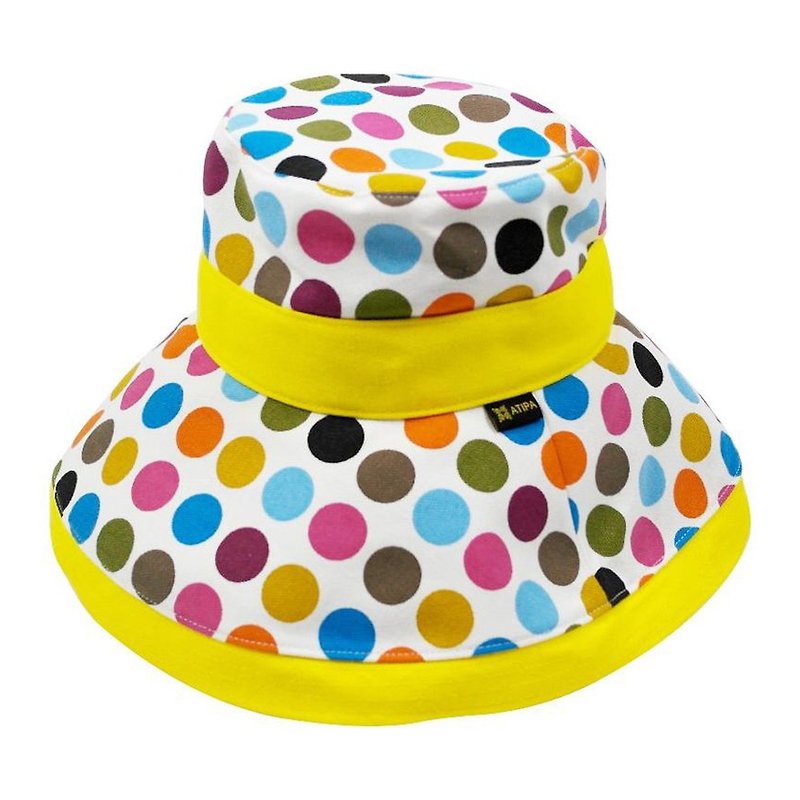 ATIPA Modern Queen Wide Brim Sun Hat (Sun UV Protection) - หมวก - ผ้าฝ้าย/ผ้าลินิน หลากหลายสี