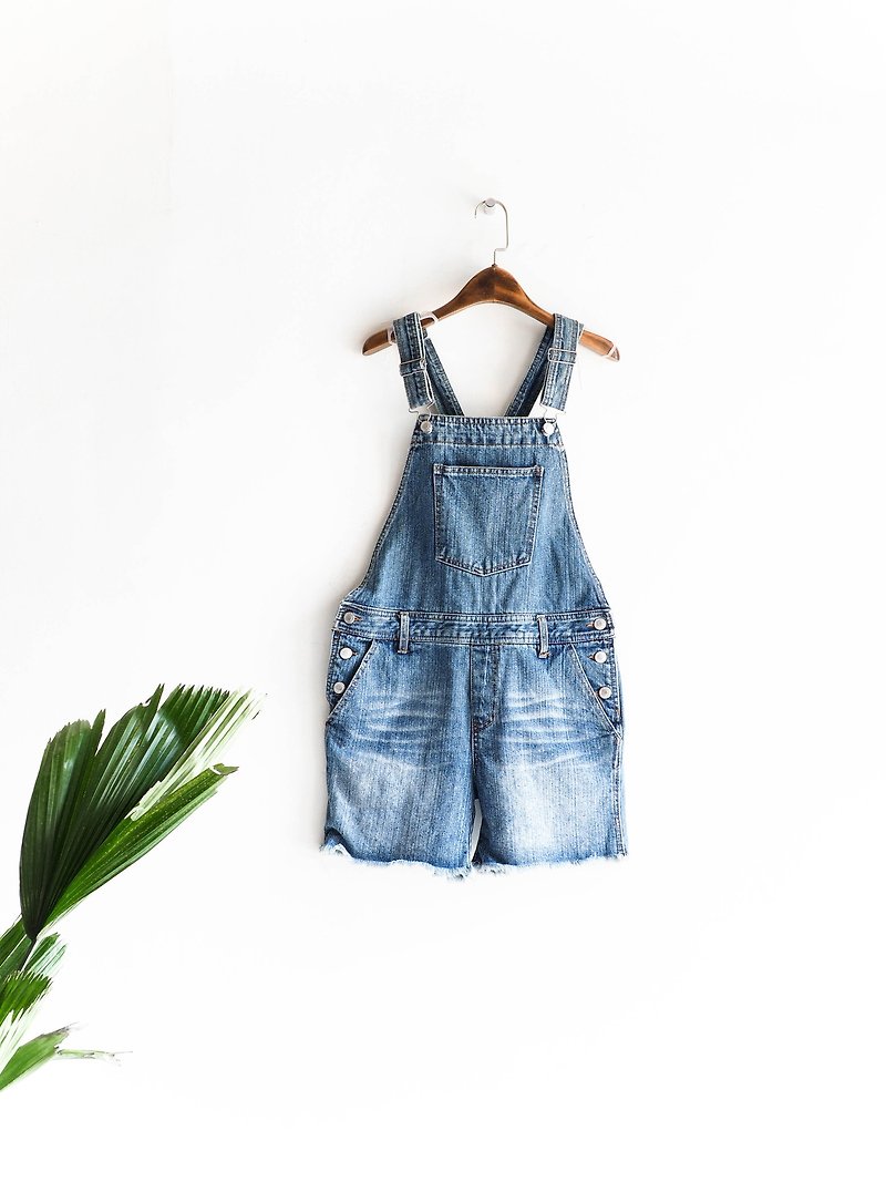 River Water Mountain - Youth Tree, Green Love, Love, Tannins, Sling Shorts - Overalls & Jumpsuits - Cotton & Hemp Blue