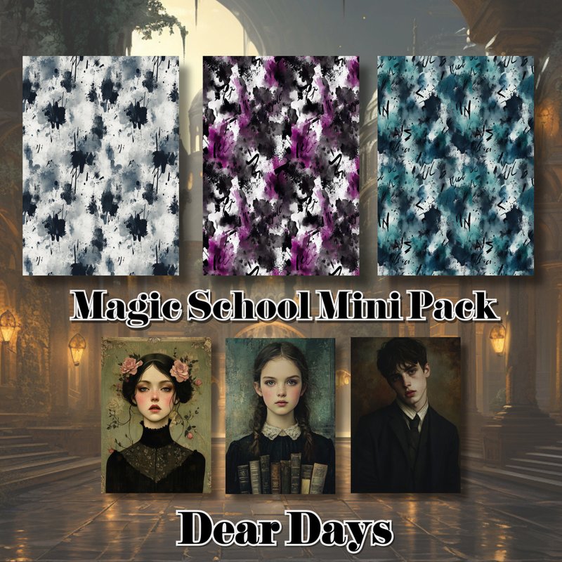 Magic School Mini Pack - 貼紙 - 紙 多色