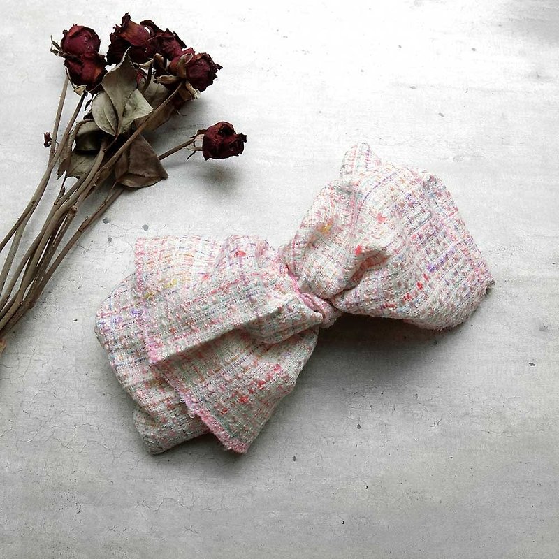 Pink and small fragrance giant butterfly hair band - the whole detachable - Headbands - Cotton & Hemp Pink