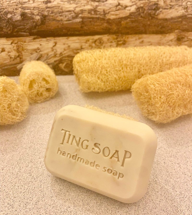 Natural Loofah Exfoliating Soap Handmade Soap Soap Soap - Soap - Plants & Flowers 