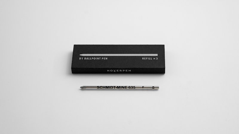 Hoverpen self-standing pen [Interstellar] [Classic] Schmidt D1 refill imported from Germany (3 pieces) - ปากกา - โลหะ สีเงิน