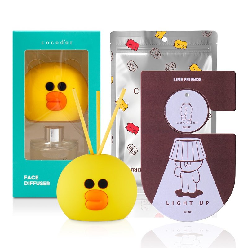 [Set] cocodor-LINE FRIENDS styling diffuser + fragrance hanging card - น้ำหอม - กระดาษ หลากหลายสี