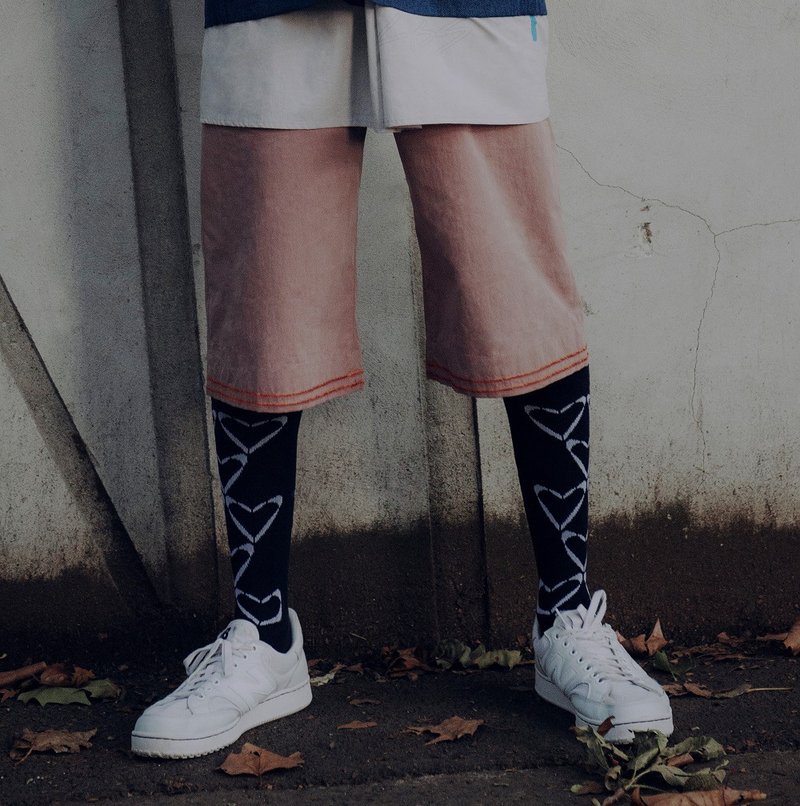 LIFEBEAT x MAO.MAO STUDIO Crew Socks - Socks - Cotton & Hemp Blue