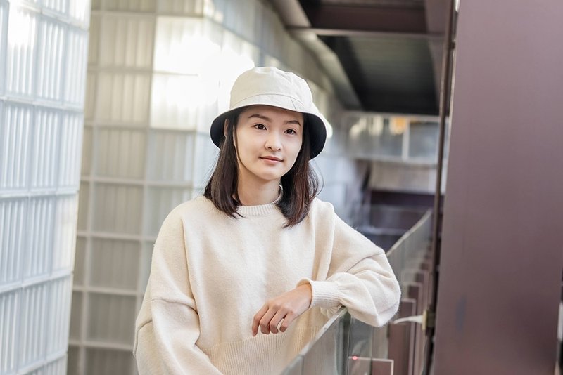 Unni時尚漁夫帽-防撥水 速乾 遮曬 漁夫帽 帽子 擋風 中 - 帽子 - 聚酯纖維 紅色