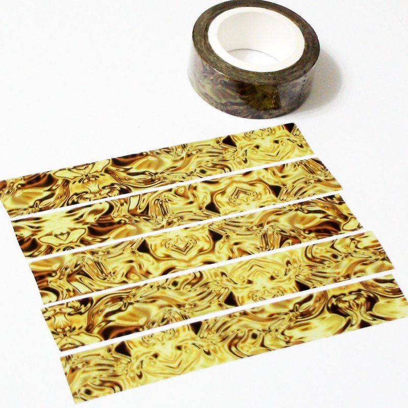 Masking Tape Liquid Gold - Washi Tape - Paper 