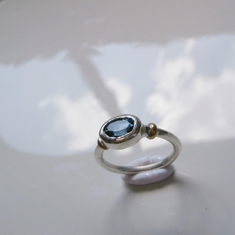 London blue topaz ring - แหวนทั่วไป - เครื่องเพชรพลอย 