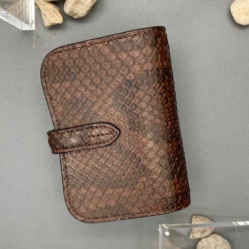 眼*郎様 WILDSWANS CASA 墨染め パイソン 限定 ワイルドスワンズ WILDSWANS】ワイルドスワンズ システム手帳 「パイソン藍染