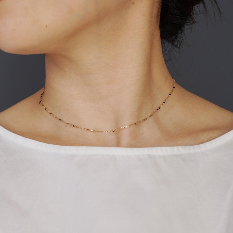 Silver925 design chain necklace - สร้อยคอ - โลหะ 