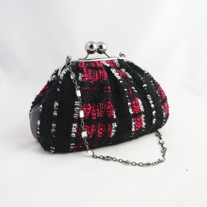 【Style100】Pink Century - Handbags & Totes - Wool Black