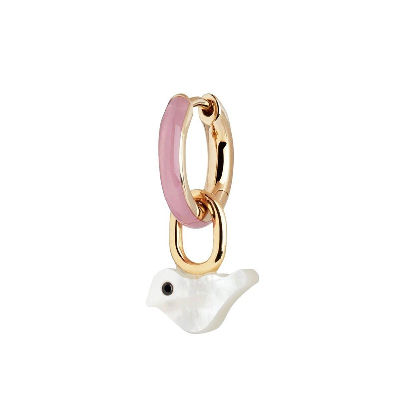 Kate Little White Pigeon - ต่างหู - เงินแท้ สีทอง