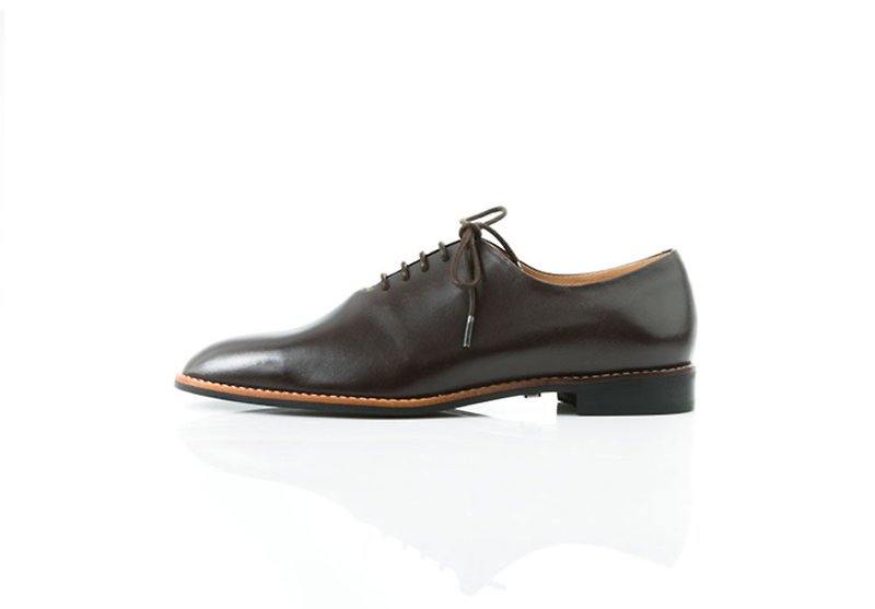 NOUR classic oxford - Castagna - Women's Oxford Shoes - Genuine Leather Brown
