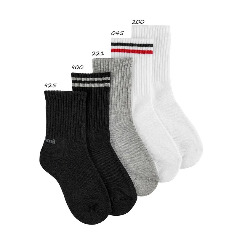 Condor classic striped sports socks (terry cloth) - Socks - Cotton & Hemp White