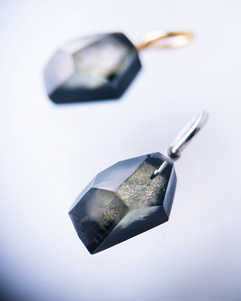 Frames Interchangeable Charm / Fragment / Interchangeable / Night On The Galactic Railroad - Charms - Resin Khaki