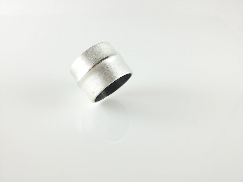 Sterling Silver Rings Bamboo Series Designer Handmade Silverware - แหวนทั่วไป - โลหะ สีเงิน