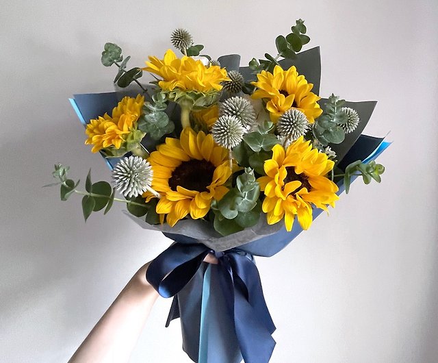 鮮花 送給男生的向日葵鮮花花束 設計館創朔花藝設計空間其他 Pinkoi