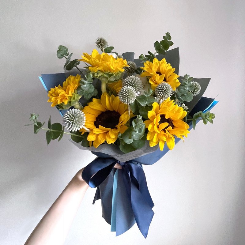 【Flowers】Sunflower flower bouquet for boys - อื่นๆ - พืช/ดอกไม้ 