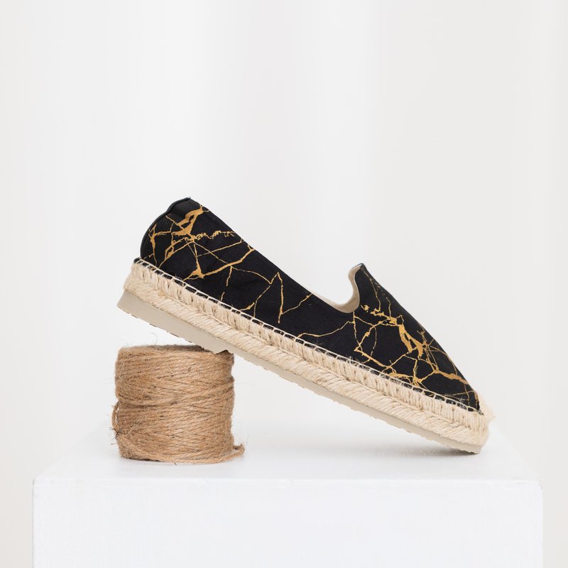 ONESOHE Espadrilles Classic - รองเท้าลำลองผู้หญิง - ผ้าฝ้าย/ผ้าลินิน ขาว