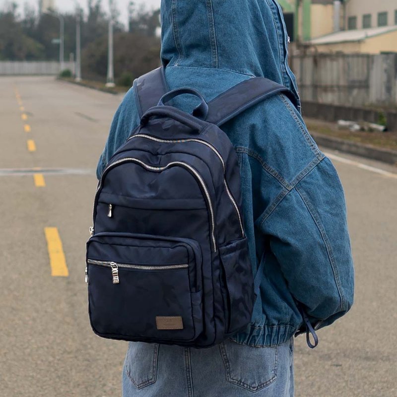 Backpack-savage multi-compartment waterproof backpack-6233-5-multi-color optional - กระเป๋าเป้สะพายหลัง - ไนลอน 