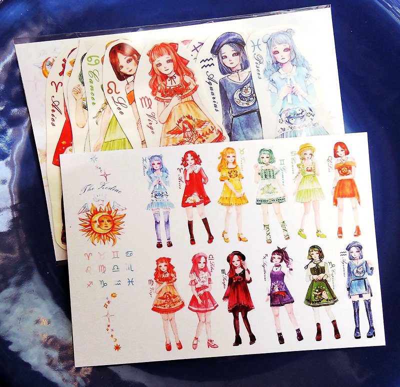 Constellation girl stickers set - Stickers - Paper Blue