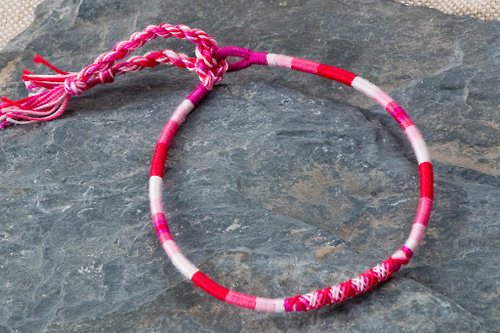 Nai hand-made original hand-knitted rope anklet anklet ring - Shop -NAGI-  Handcraft Anklets & Ankle Bracelets - Pinkoi
