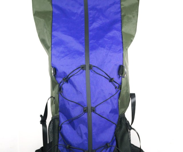 スプリット黒X-Pac 超軽量登山バッグ 20L 30L 40L バークマウンテン55L