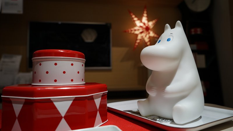 VIPO X Moomin LED Light - 22cm (Silicone) - โคมไฟ - พลาสติก ขาว