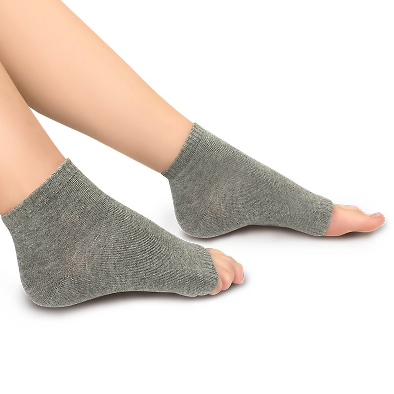 [expertgel Lejie] Deep Moisturizing SPA Heel Set 1 Double - Nail Care - Cotton & Hemp Gray
